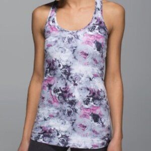 Lululemon Cool Racerback Moody Mirage White Deep Navy